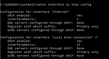 Show configuration. Netsh примеры использования. Netsh interface Metric. Netsh interface ipv4 Set subinterface. Show config.