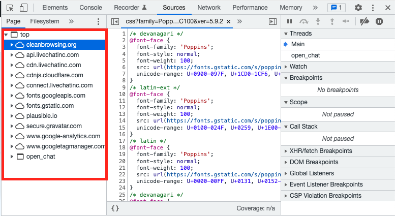 CleanBrowsing-DevTools-IV