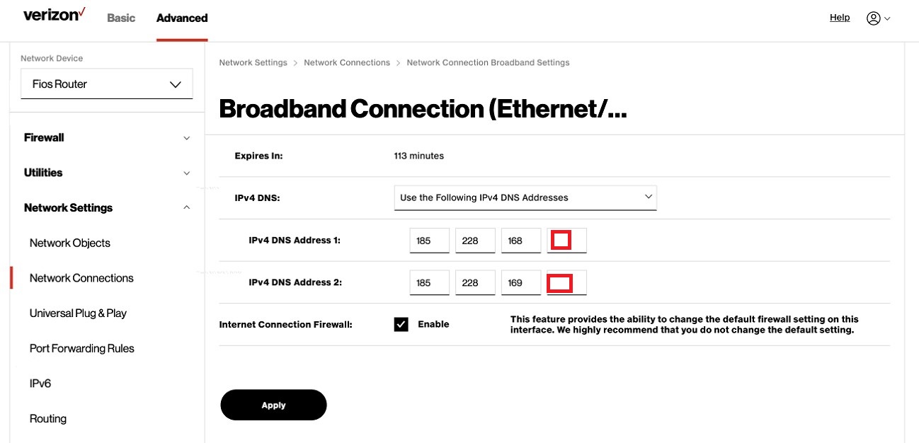 CleanBrowsing-Verizon-New-v